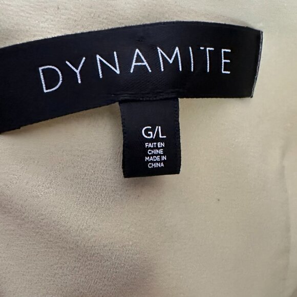 NWOT Long Sleeve Flare Mini Dress in Yellow Danty Floral - Size L - Picture 5 of 7